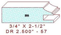 Cabinet Door Moulding 2-1/2" - 57