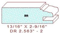 Cabinet Door Moulding 2-9/16" - 2