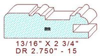 Cabinet Door Moulding 2-3/4" - 15 