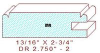 Cabinet Door Moulding 2-3/4" - 2 Cabinet Door Moulding 2-3/4" - 2