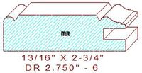 Cabinet Door Moulding 2-3/4" - 6 Cabinet Door Moulding 2-3/4" - 6