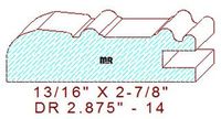 Cabinet Door Moulding 2-7/8" - 14 Cabinet Door Moulding 2-7/8" - 14