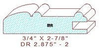 Cabinet Door Moulding 2-7/8" - 2