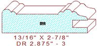 Cabinet Door Moulding 2-7/8" - 3