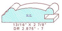 Cabinet Door Moulding 2-7/8" - 7