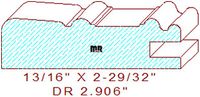 Cabinet Door Moulding 2-29/32"