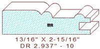 Cabinet Door Moulding 2-15/16" - 10 Cabinet Door Moulding 2-15/16" - 10