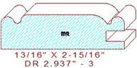 Cabinet Door Moulding 2-15/16" - 3 Cabinet Door Moulding 2-15/16" - 3