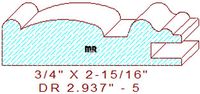 Cabinet Door Moulding 2-15/16" - 5 