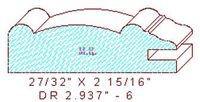 Cabinet Door Moulding 2-15/16" - 6