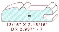 Cabinet Door Moulding 2-15/16" - 7 