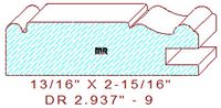 Cabinet Door Moulding 2-15/16" - 9 Cabinet Door Moulding 2-15/16" - 9