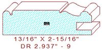 Cabinet Door Moulding 2-15/16" - 9