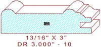 Cabinet Door Moulding 3" - 10