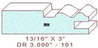 Cabinet Door Moulding 3" - 101 Cabinet Door Moulding 3" - 101