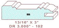 Cabinet Door Moulding 3" - 102 