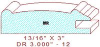 Cabinet Door Moulding 3" - 12