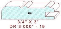 Cabinet Door Moulding 3" - 19