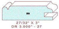 Cabinet Door Moulding 3" - 27