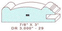 Cabinet Door Moulding 3" - 29