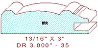 Cabinet Door Moulding 3" - 35