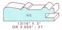 Cabinet Door Moulding 3" - 37