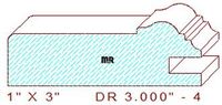 Cabinet Door Moulding 3" - 4