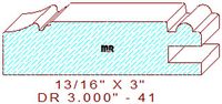 Cabinet Door Moulding 3" - 41