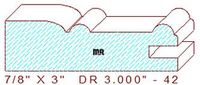 Cabinet Door Moulding 3" - 42 Cabinet Door Moulding 3" - 42