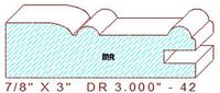 Cabinet Door Moulding 3" - 42