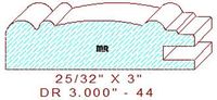 Cabinet Door Moulding 3" - 44