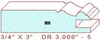 Cabinet Door Moulding 3" - 5