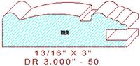 Cabinet Door Moulding 3" - 50