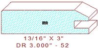 Cabinet Door Moulding 3" - 52