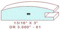 Cabinet Door Moulding 3" - 61