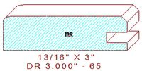 Cabinet Door Moulding 3" - 65