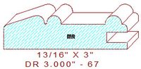 Cabinet Door Moulding 3" - 67