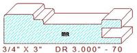 Cabinet Door Moulding 3" - 70