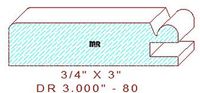 Cabinet Door Moulding 3" - 80