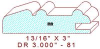 Cabinet Door Moulding 3" - 81