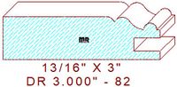 Cabinet Door Moulding 3" - 82