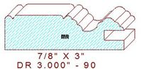 Cabinet Door Moulding 3" - 90 Cabinet Door Moulding 3" - 90