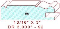 Cabinet Door Moulding 3" - 92