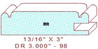 Cabinet Door Moulding 3" - 98