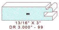 Cabinet Door Moulding 3" - 99 Cabinet Door Moulding 3" - 99