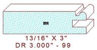 Cabinet Door Moulding 3" - 99