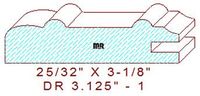 Cabinet Door Moulding 3-1/8" - 1