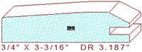 Cabinet Door Moulding 3-3/16" Cabinet Door Moulding 3-3/16"