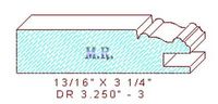 Cabinet Door Moulding 3-1/4" - 3