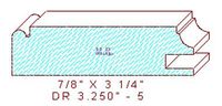 Cabinet Door Moulding 3-1/4" - 5 Cabinet Door Moulding 3-1/4" - 5